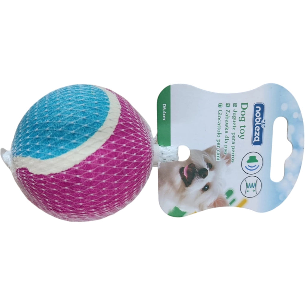 GIOCO PER CANI PALLINA DA TENNIS SONORA AD ALTA ELASTICITA'