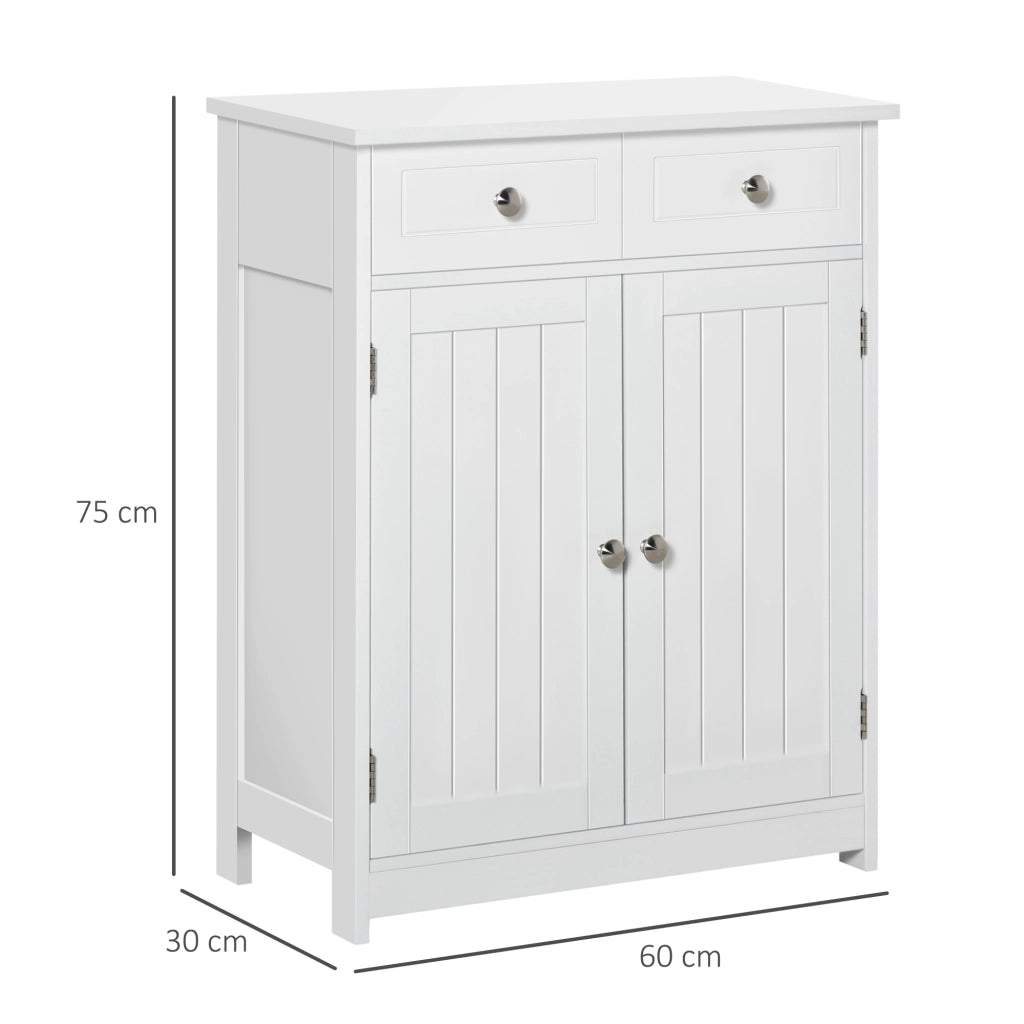 Armadio con cassetti ¨C zephmum ¨C bianco 60x30x75 cm