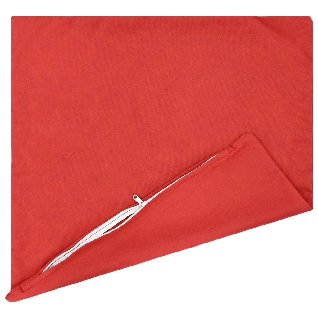Federa 2 pcs HEERLEN Rosso 65 x 65 cm Poliestere 913029