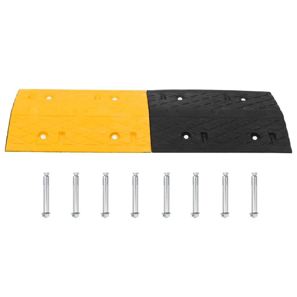 Dosso Giallo e Nero 226x32,5x4 cm in Gomma 3157046