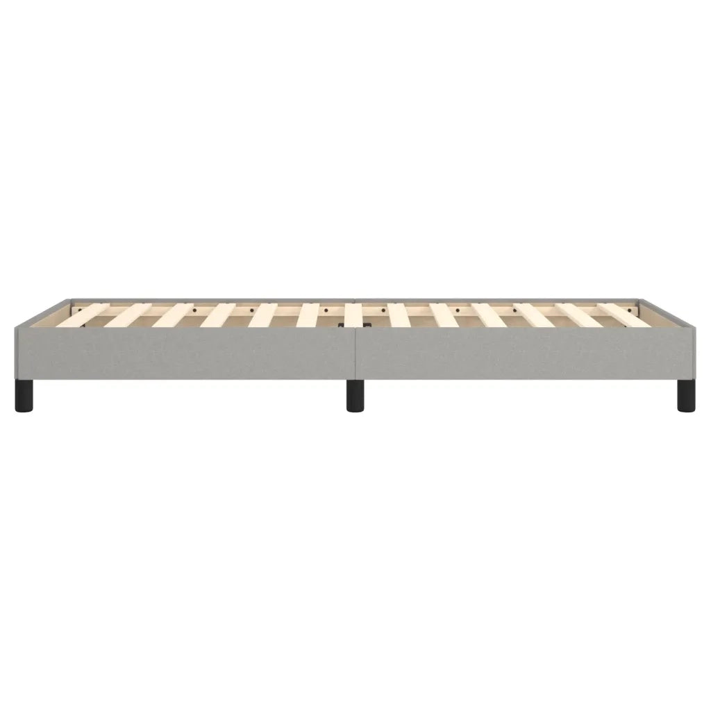 Giroletto senza Materasso Grigio Chiaro 90x200 cm Tessuto 346688
