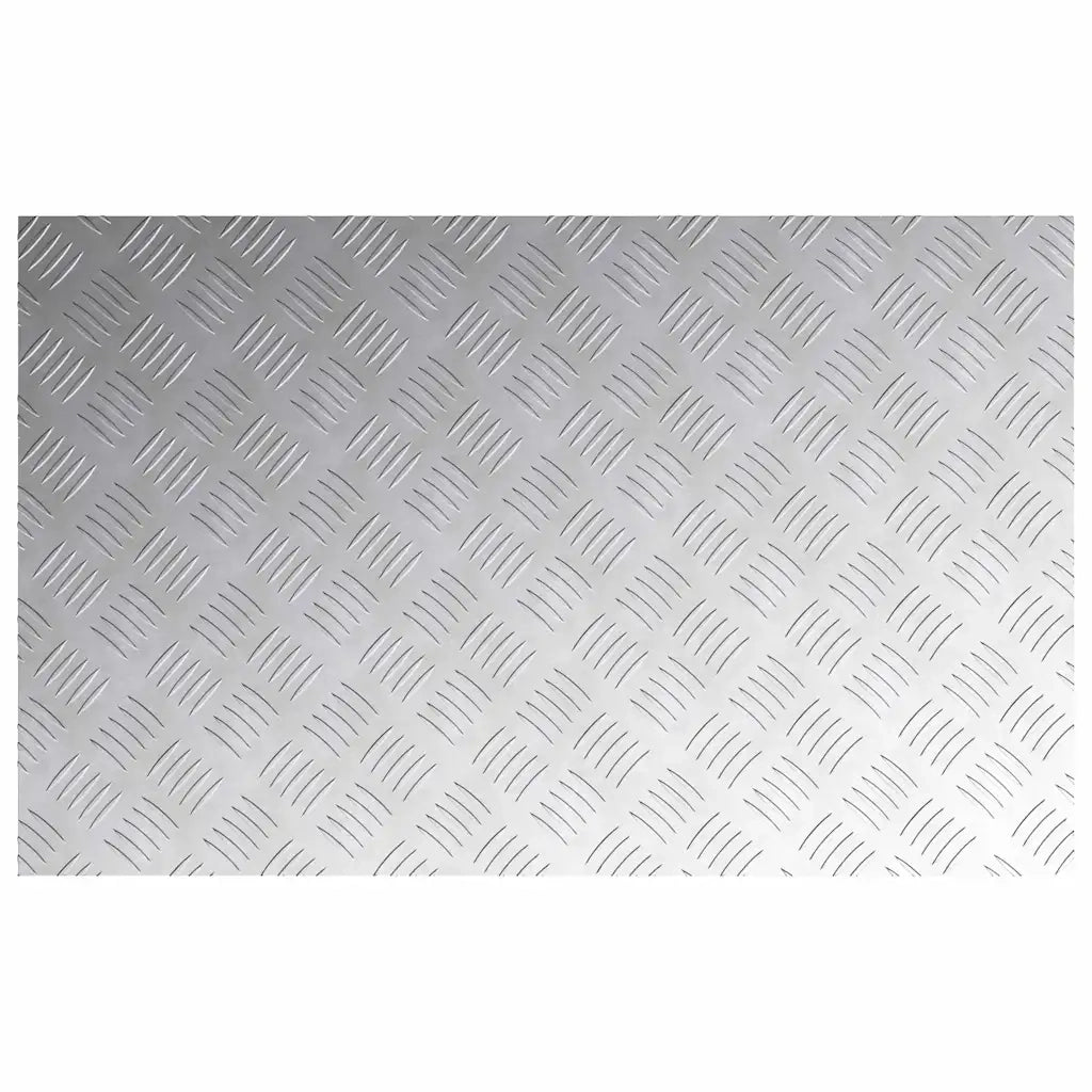 Gradini per Scale 4 pcs Argento 80 x 50 cm Alluminio 4104356