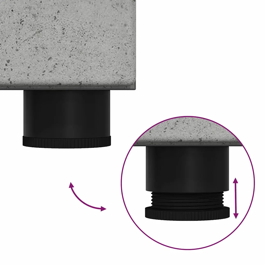 Set di mobili per il bagno TULUM 2 pcs Grigio cemento 3398017