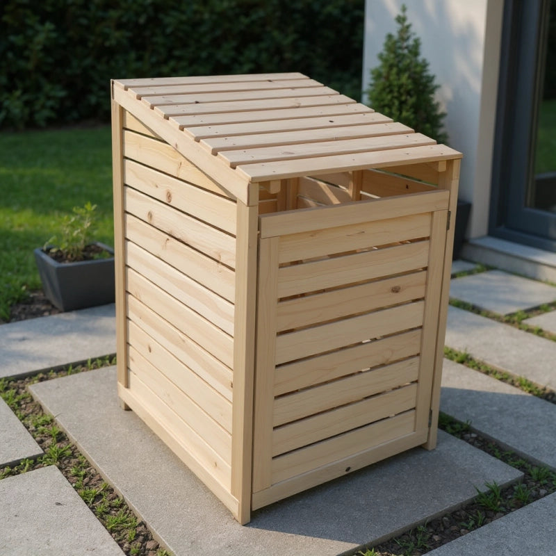 Cassa in legno per cassonetto (copri-cassonetto)