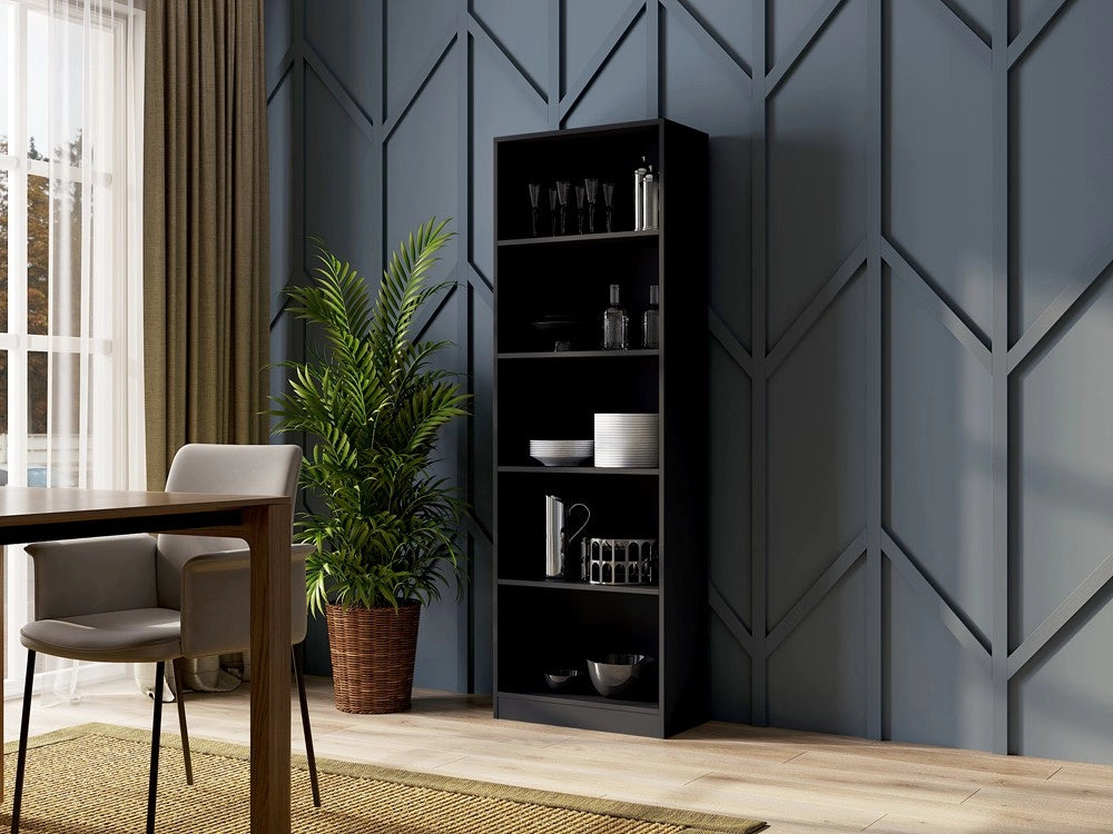 Scaffale ONYX R60 nero libreria moderna