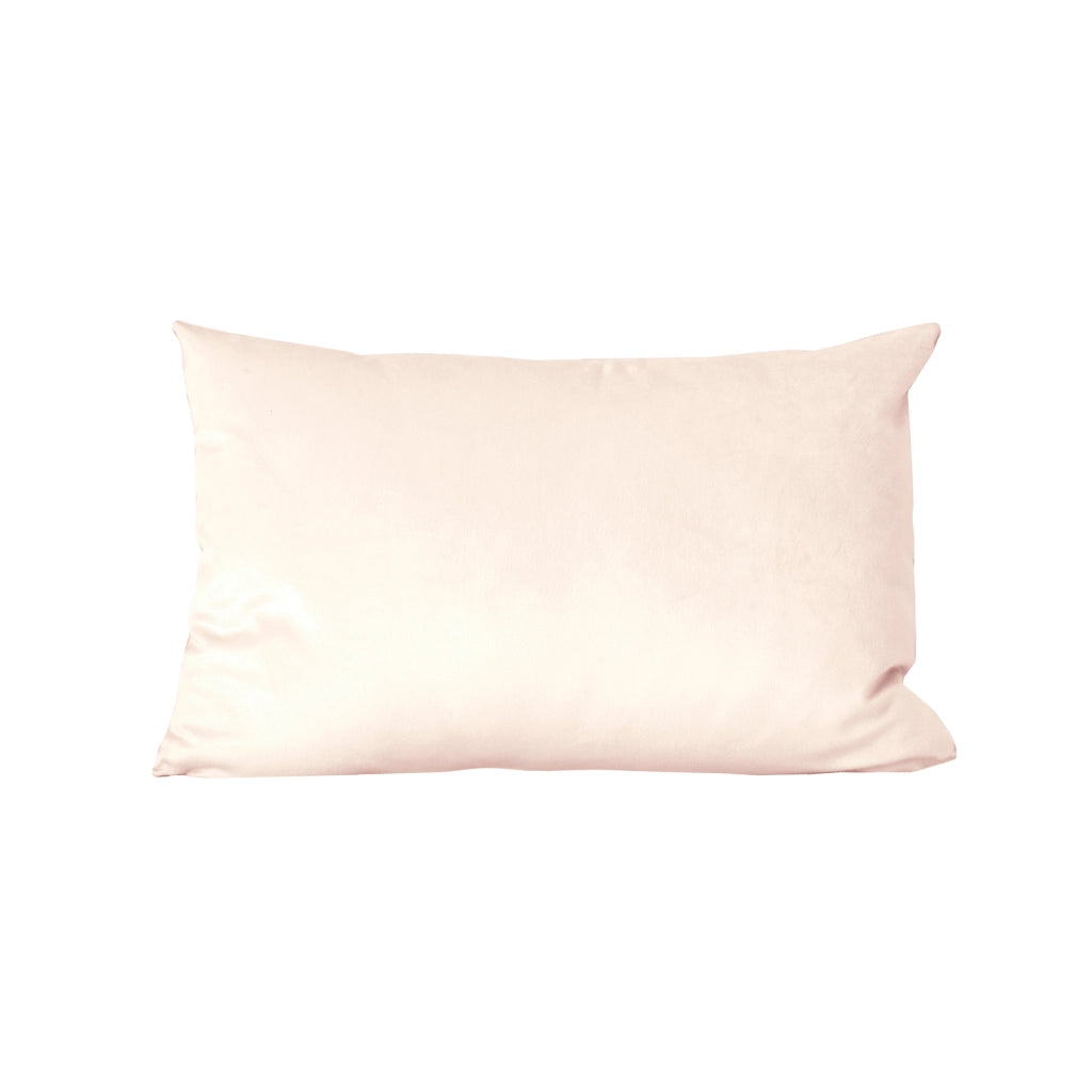 Cuscino rettangolare 30x50cm in velluto ecru Nauru