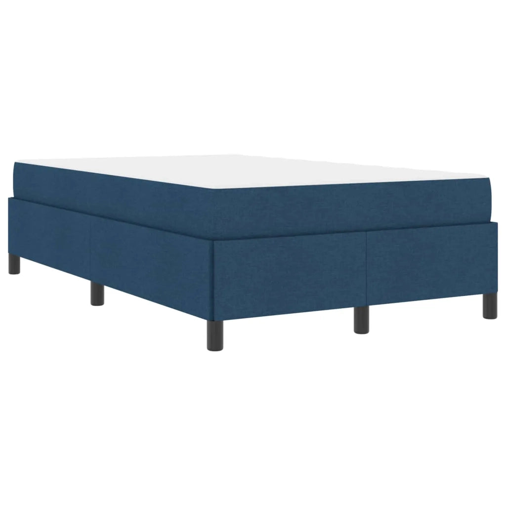Letto a molle Blu 120 x 200 cm Tessuto