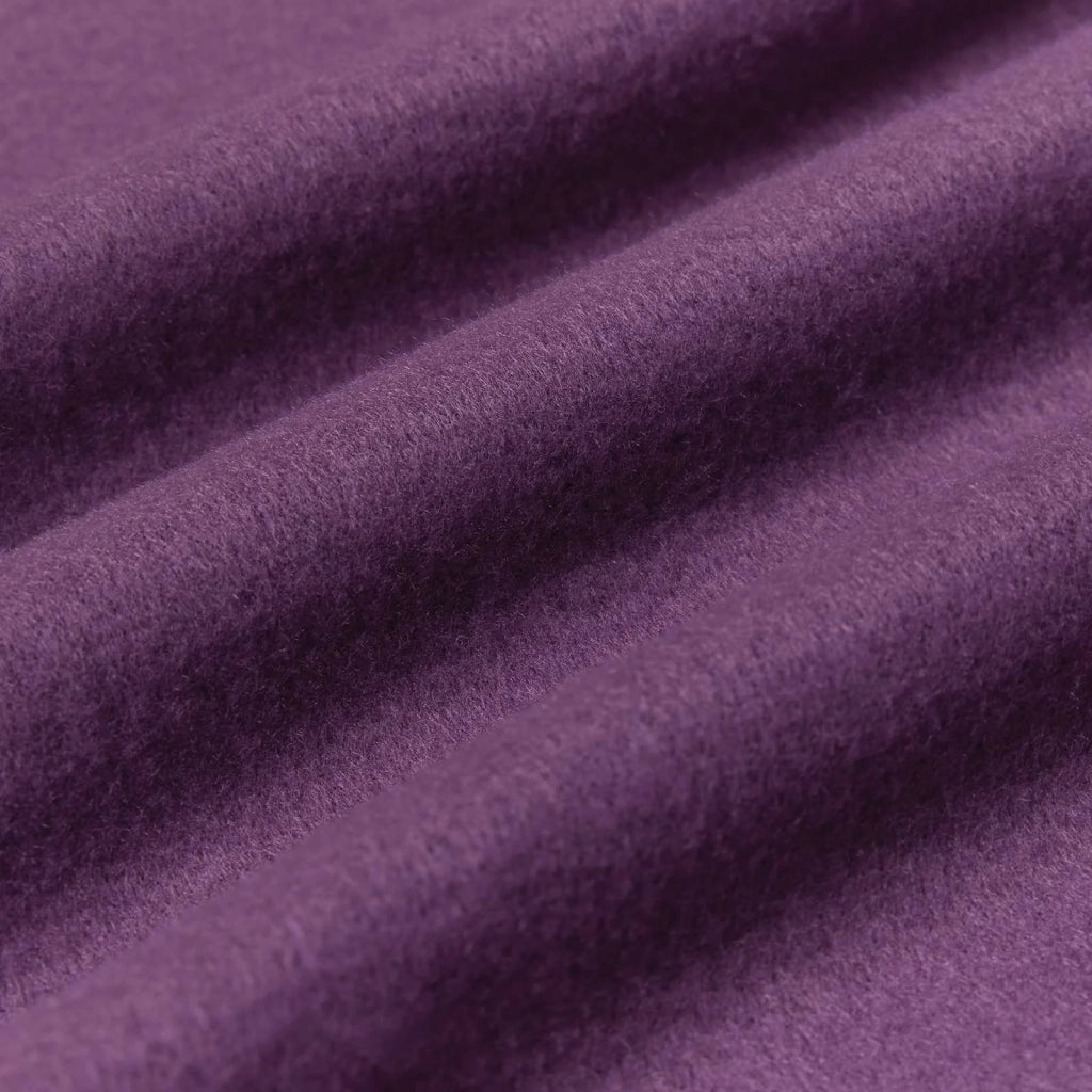 Coperte da Pile 6 pz Viola 240 x 220 cm Panno