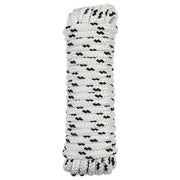 Corda da Barca 9 m 2 Bianco e Nero Poliestere 42029767
