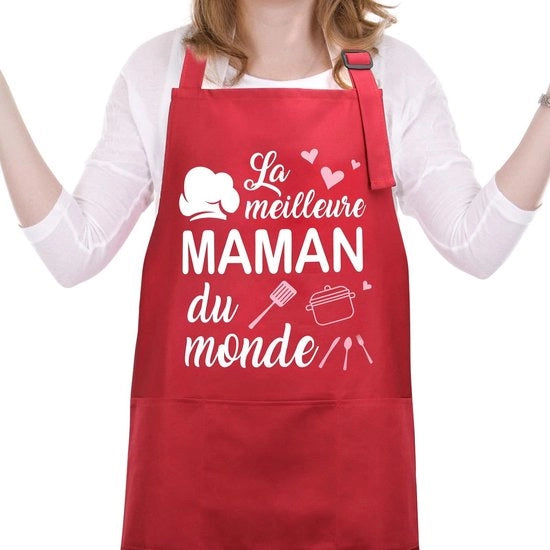 Schort per il padre - Adattabile - Schort da cucina con 2 tasche - Schort per la madre - Regalo per il padre - Progettato specialmente - Adatto a diverse occasioni