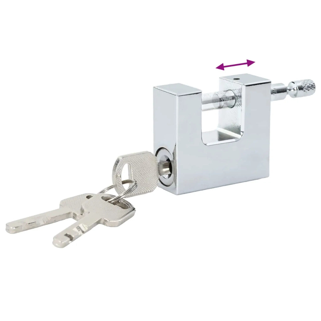 Lucchetto 2 pcs Argento Acciaio 42020729