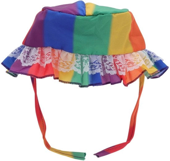Cappello per Piccoli Animali - Visiera Raffreddante in Poliestere - Moda Accessorio per Cani - Forma Comoda - Sicuro con Cordoncino
