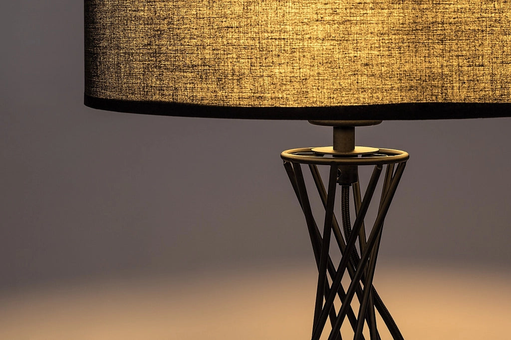 Lampada da tavolo Nivra nera 1xE27 Rabalux