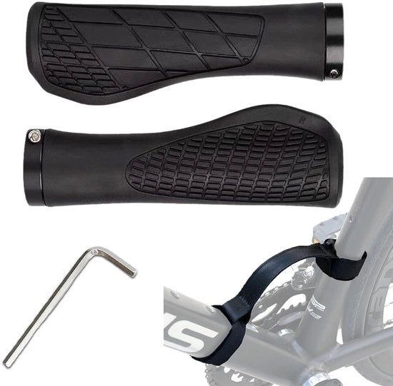 Manubri per bicicletta ergonomici con cinturino in nylon resistente
