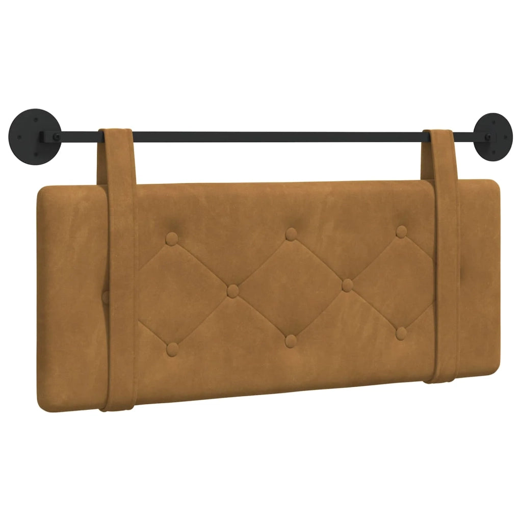 Testata appesa Marrone 110 x 55 x 5 cm Velluto 42031617