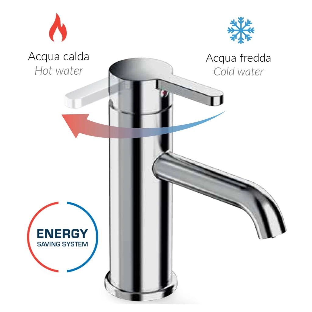 Miscelatore monocomando bidet TIEMM Linea TEN cromo