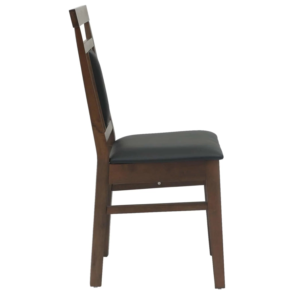 Sedia da pranzo 2 pcs Marrone chiaro e nero 42020502