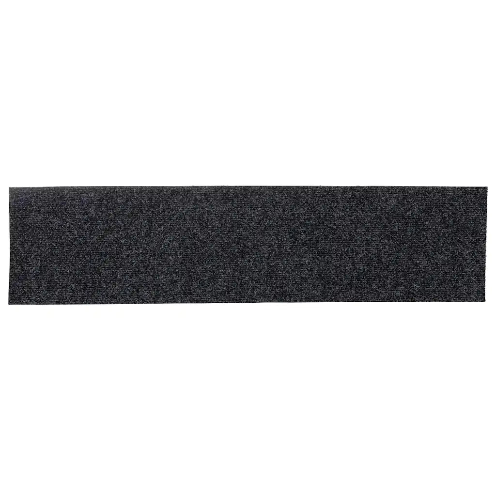 Tappetini per scale autoadesivi 30 pz 76x20 cm Grigio Scuro Rettangolari 3365722