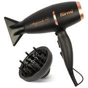 Girmi PH9100 Asciugacapelli 2200 W Brushless Ionico 2 Velocita' 3 Temperature Diffusore e 2 Concentratori inclusi