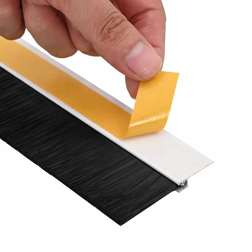 Spazzole per porte autoadesive 12 pz Bianco 100 cm CFW1678339