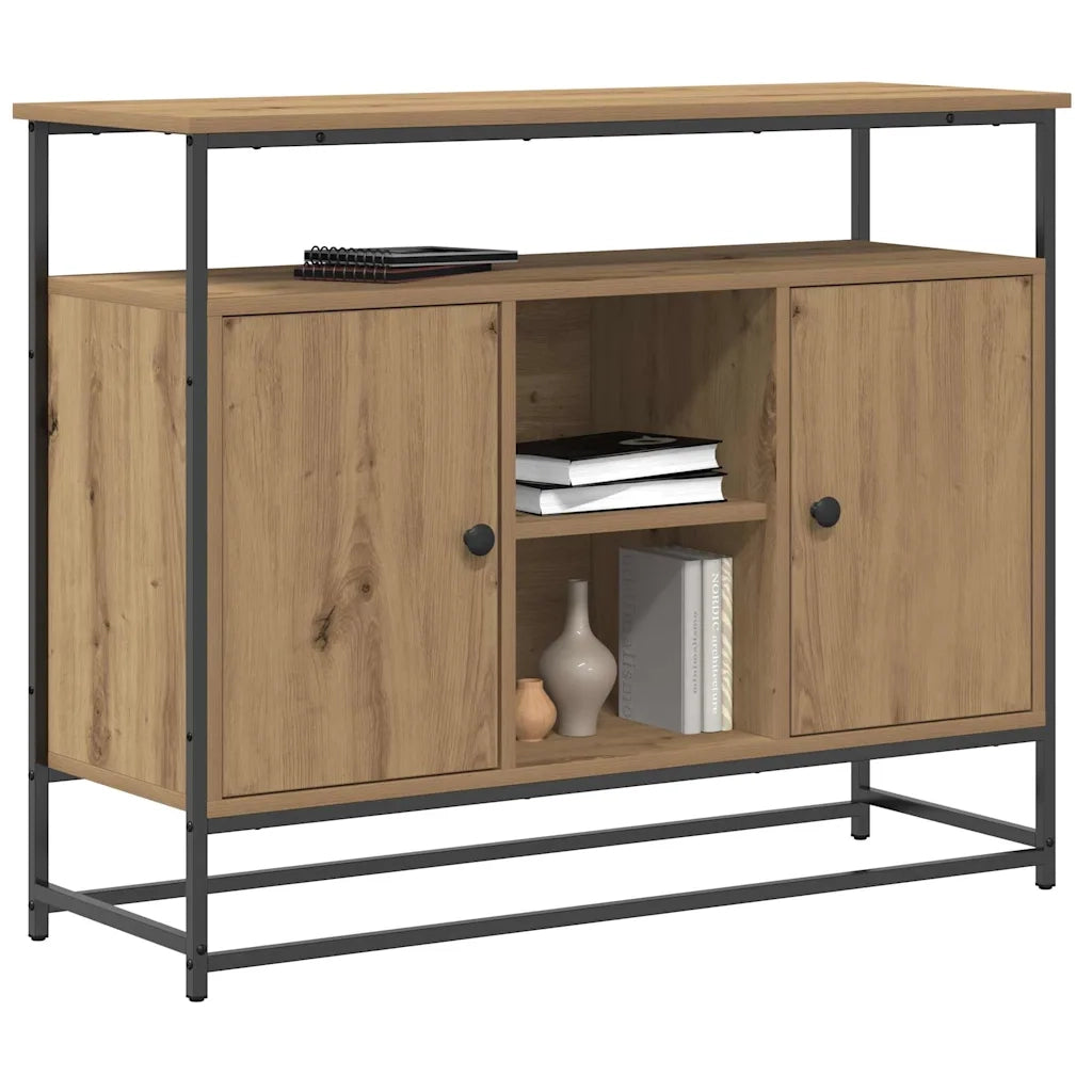 Credenza Rovere artigianale 100 x 35 x 80 cm Legno multistrato 862977