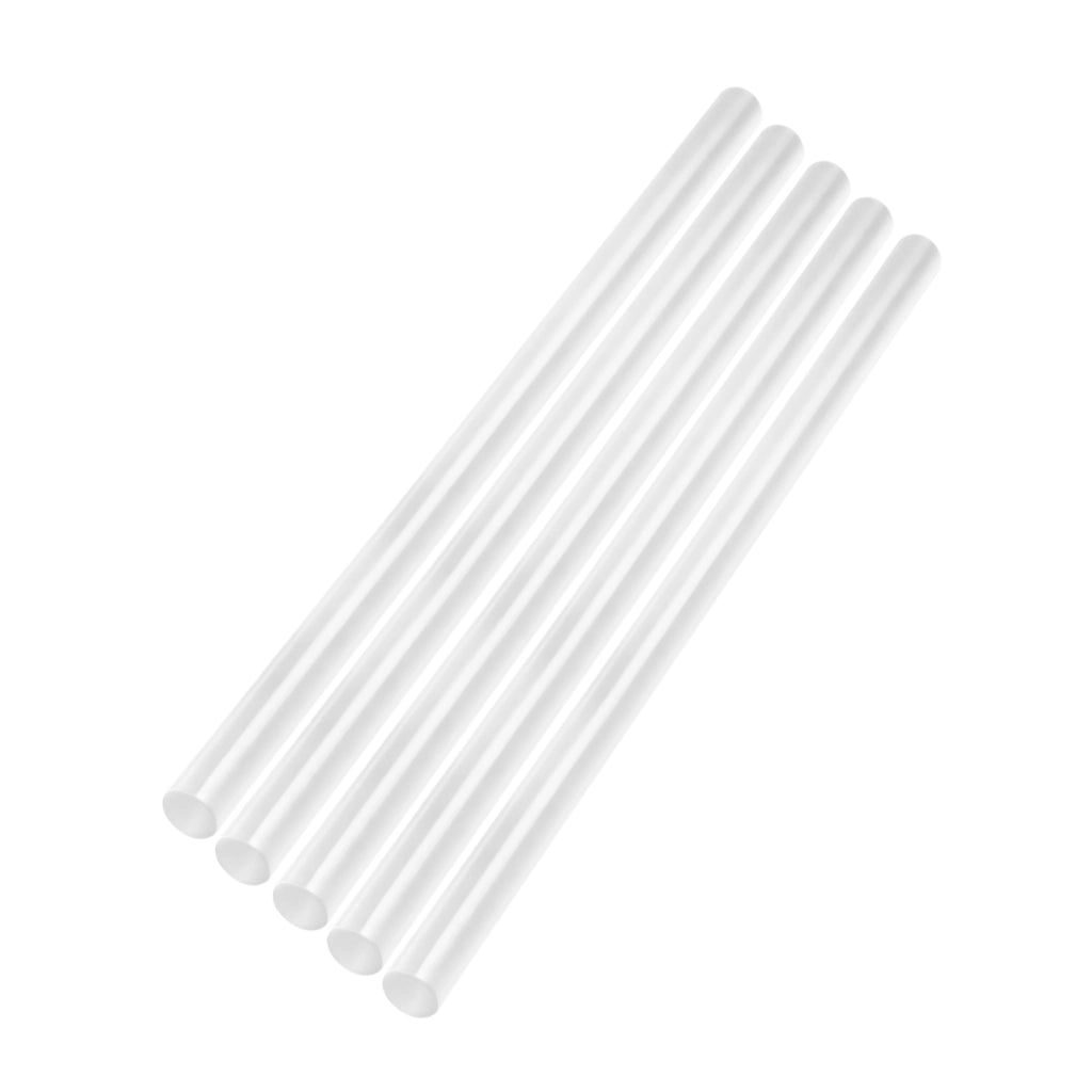 Confezione da 5 Stick di Colla a Caldo 7 x 180 mm Formato Stick Bianco Avizar