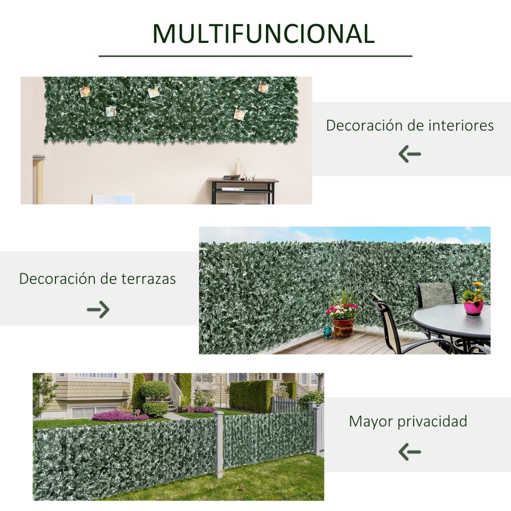 Seto Artificiale per Giardino ¨C Minimal ¨C Verde 3x1,5 m