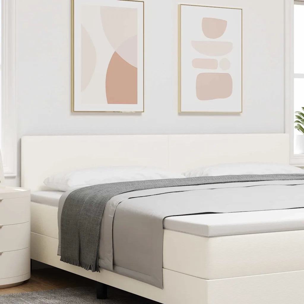 Testiera | Testata Crema 200 cm Tessuto in Cords