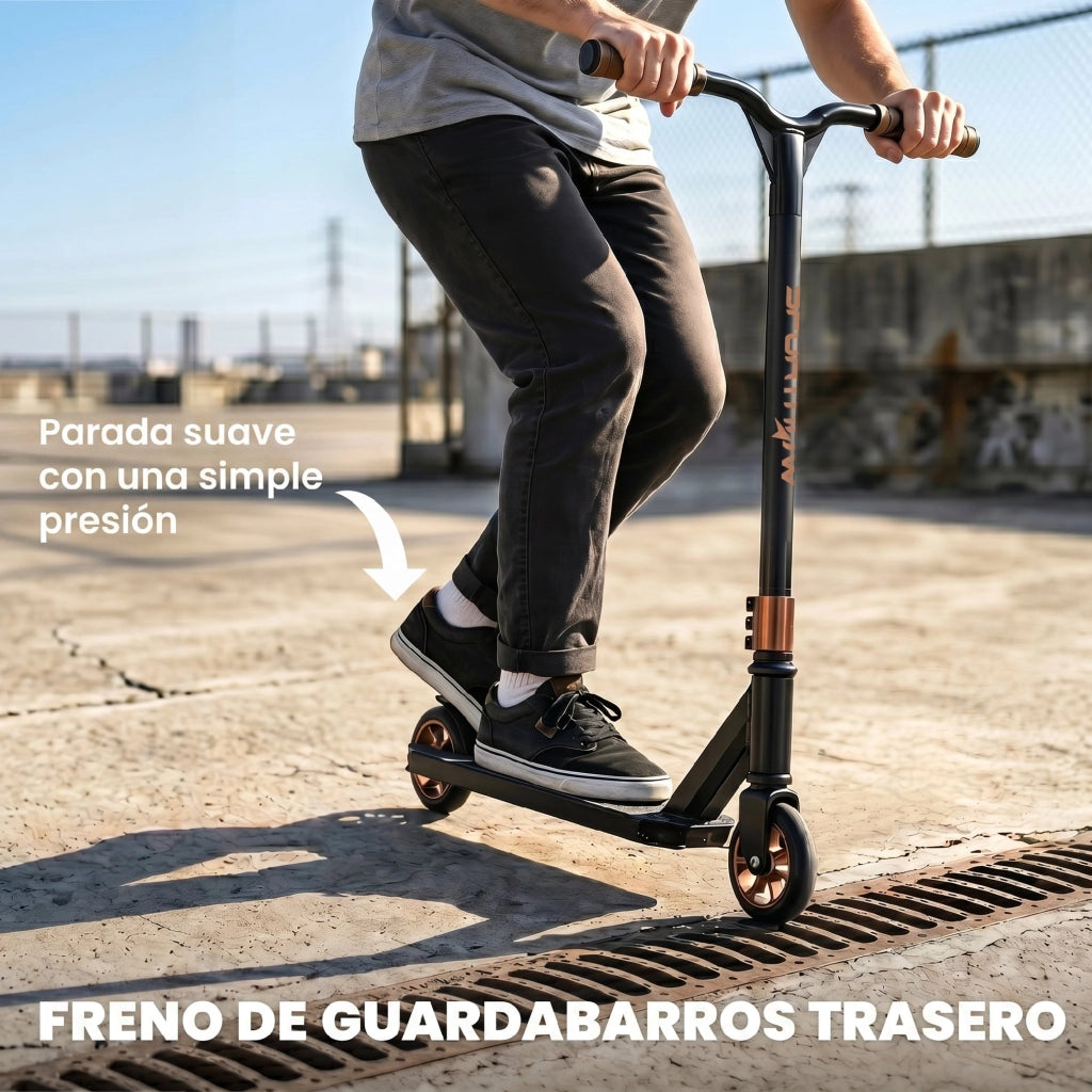 Monopattino Freestyle ¨C Xylo ¨C ABEC-9 Ruote 120mm Oro