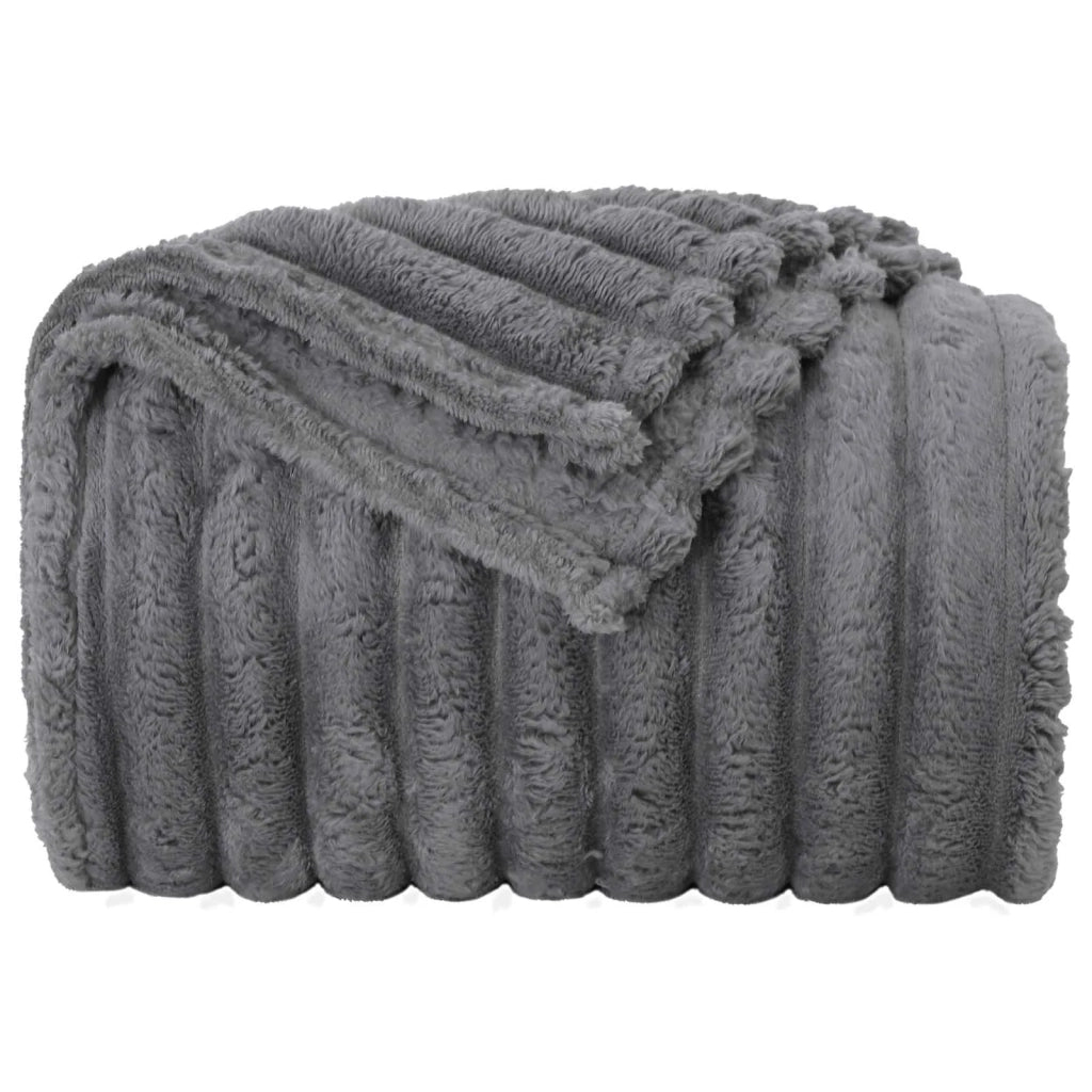 Coperta Grigio scuro 200 x 150 cm Panno