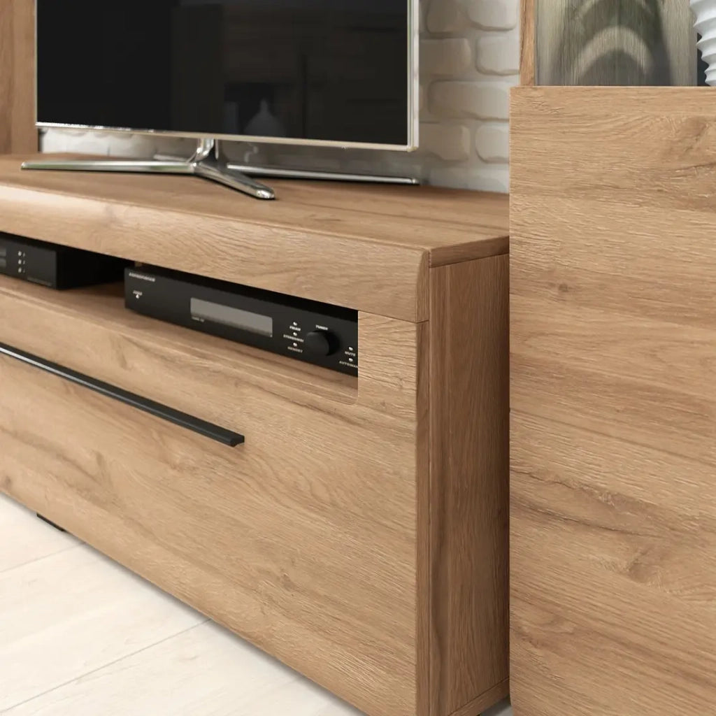 Mobile TV XL 160cm collezione BREDA. Colore quercia. Stile design.