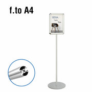 Porta Comunicazioni con Cornice A4 - Monofacciale Alluminio