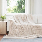Coperte da Pile 6 pcs Beige 270 x 240 cm Panno 42016868