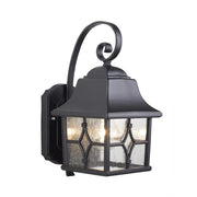 Applique esterna retro nera IP44 E27 60W Kent Elstead