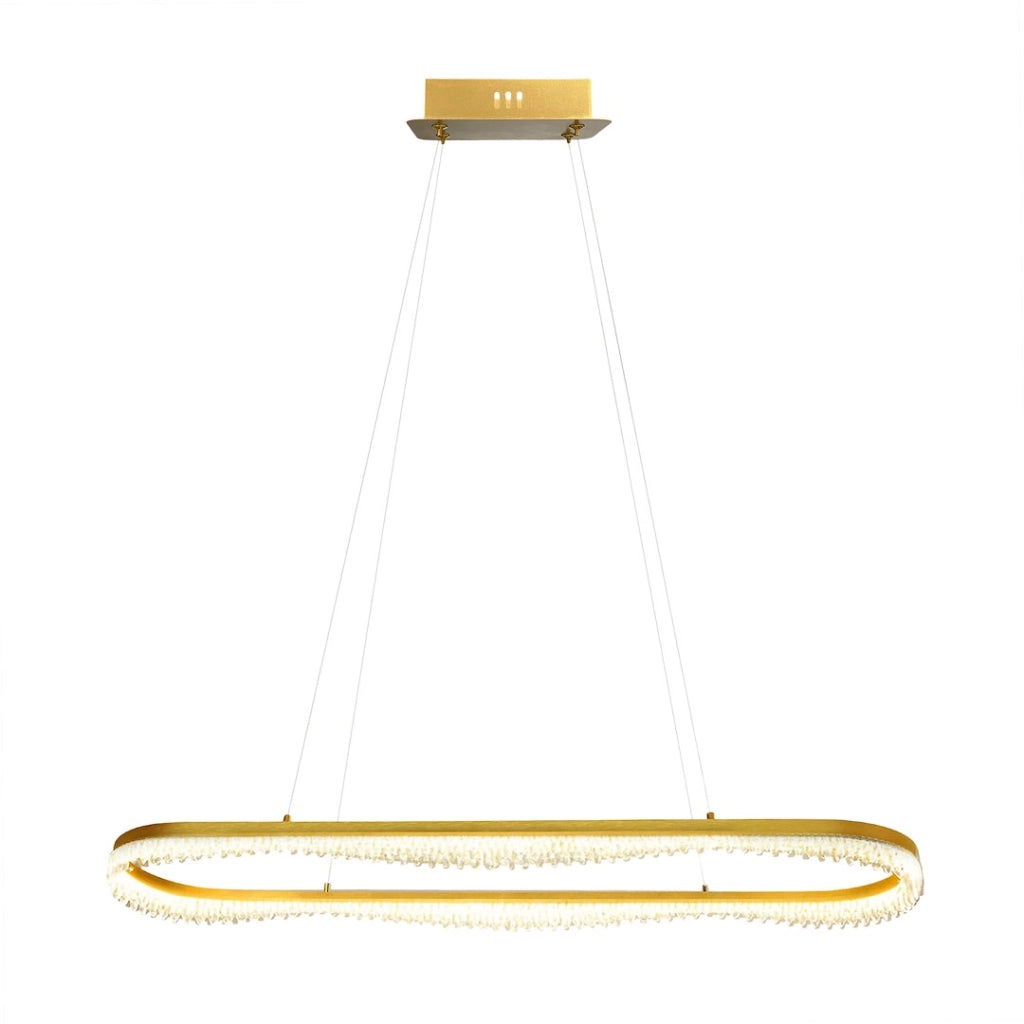 Lampada sospesa PRECIOSA oro LED 45W 4000K Milagro