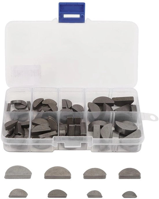 Set di Chiavi in Acciaio Inox - 80 Pezzi - 8 Dimensioni - Cassetto di Riposo - Norma Nazionale - 100% Nuovo