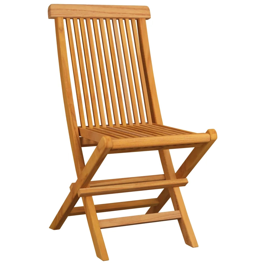 Sedie da Giardino con Cuscini Rosso Vino 4 pz Massello di Teak 3062592