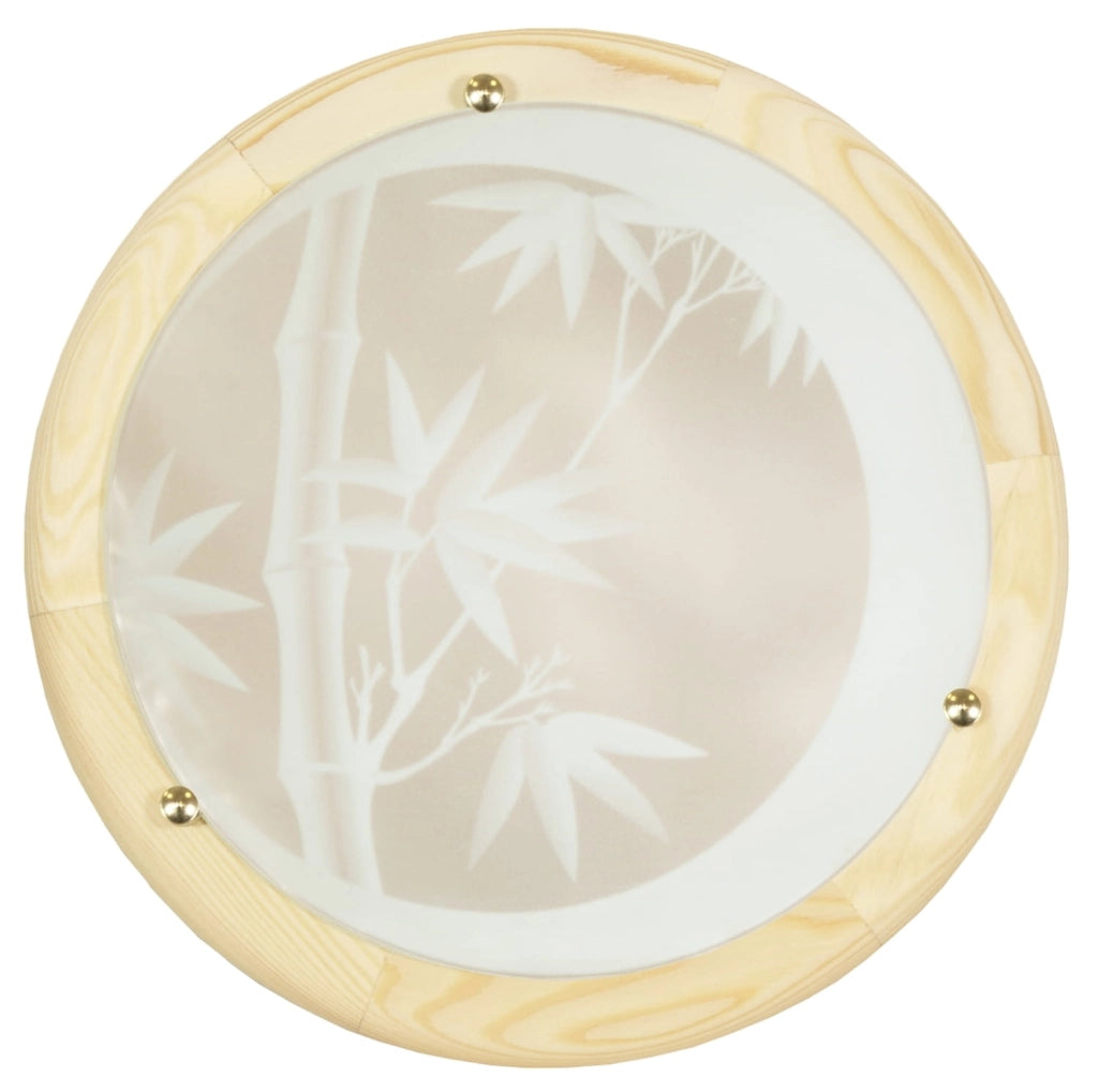 Plafoniera Candellux Bamboo rotonda 40cm legno E27