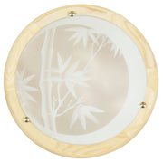 Plafoniera Candellux Bamboo rotonda 40cm legno E27