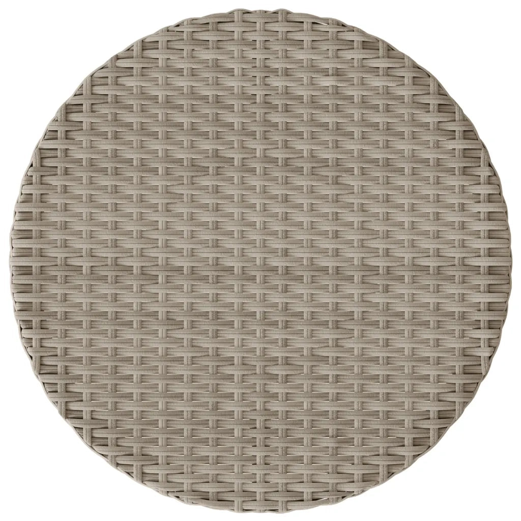 Set da Bistrò 3 pz con Cuscini Grigio Chiaro in Polyrattan 365254