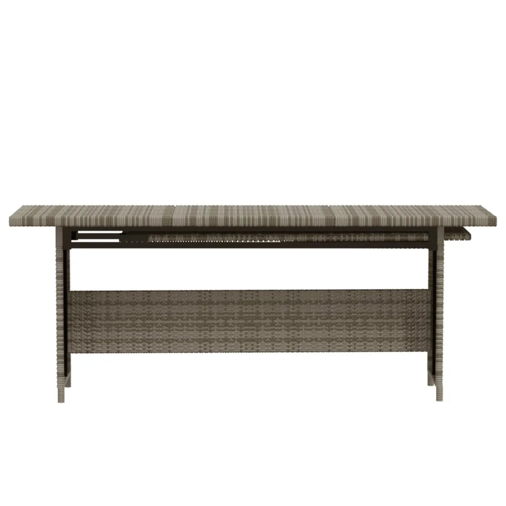 Set Divani da Giardino 6 pz con Cuscini in Polyrattan Grigio 3098169