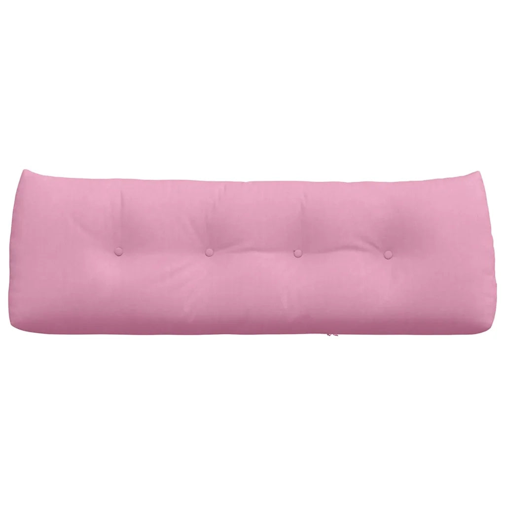 Cuscino per Schiena Rosa 140 x 24 x 50 cm Tessuto 42014514