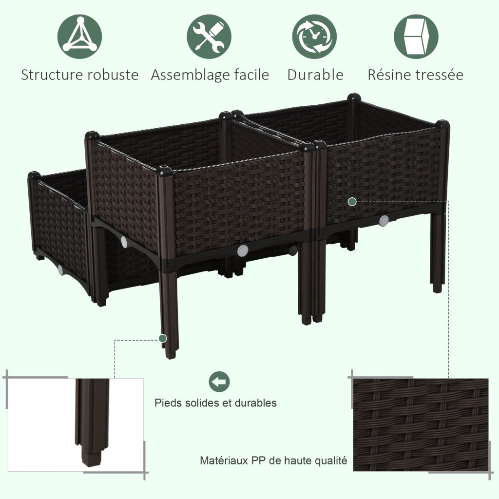 Mobile da Bagno ¨C zephmum ¨C Legno Marrone 80x80x44 cm