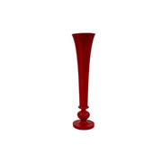 Portavaso resina rosso opaco cm ø39h162
