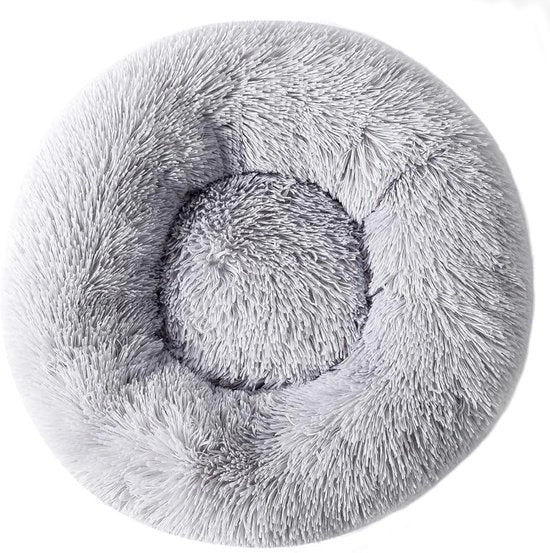Letto per Gatti Piccolo - Cuscino a Donut - Caldo Morbido - Letto per Animali Domestici - Adatto per Animali Domestici fino a 5 kg - Dimensioni 45 x 20 cm