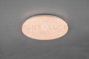 KIRA PLAFONIERA LED 18W 2000lm, 3000 - 6000K  DIFFUSORE BIANCO EFFETTO STELLE RGB E TELECOMANDO MULTIFUNZIONE D.38CM DIMMERABILE