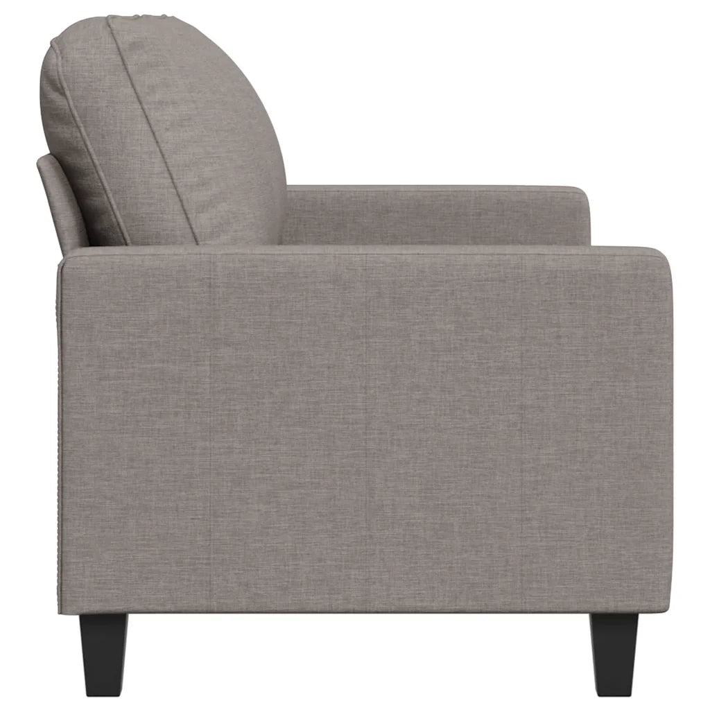 Divano a 2 Posti-Sofa 2 Posti Tortora 140 cm in Tessuto 685456