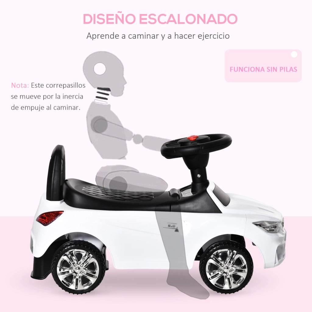 Coche Correpasillos per Bambini 18-36 Mesi ¨C Minimal ¨C Bianco