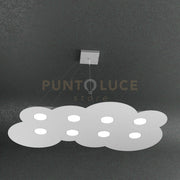 CLOUD SOSPENSIONE 8 LUCI GRIGIO 1128-S8 R-GR