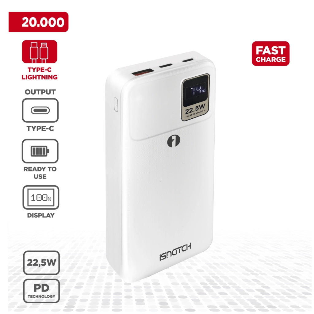 Power bank 20000mah pd 22.5w G20+